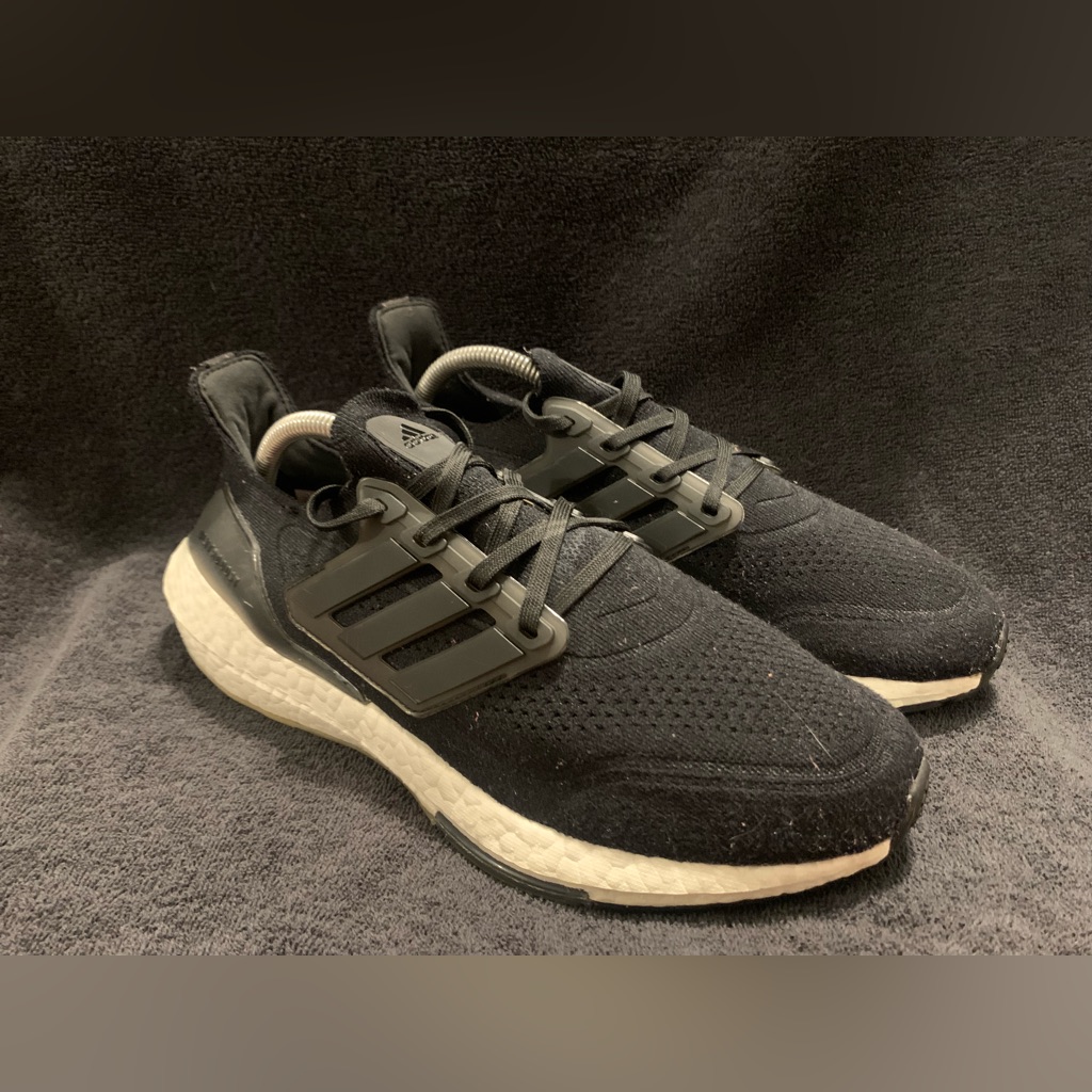 Size 10 - Adidas Ultraboost 21 Core Black W